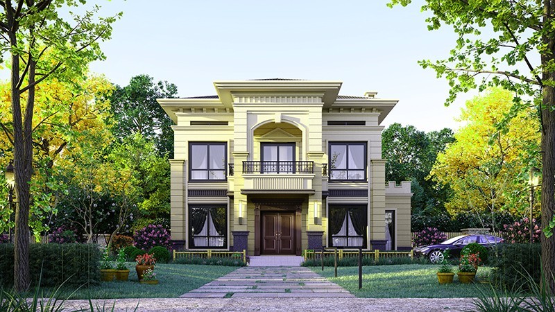 广东乡村别墅的墙壁通常用什么砖砌？